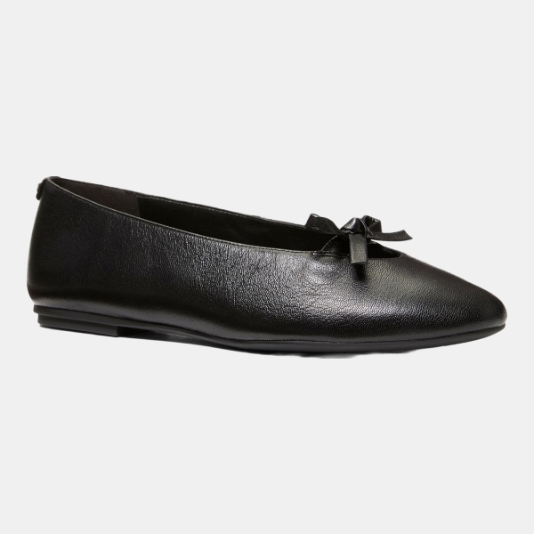 MICHAEL Women's Marie Flex Ballet Flats - Black Leather