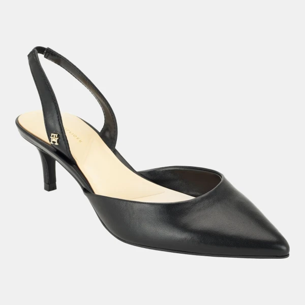 Tommy Hilfiger Women's Tanna Kitten Heel Slingback Dress Pumps - Black