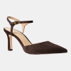 Women's Amara Pointed Toe Mid Pumps - Chocolate Suede