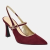 Tommy Hilfiger Women's Dearie Mary Jane Slingback Pumps - Dark Red