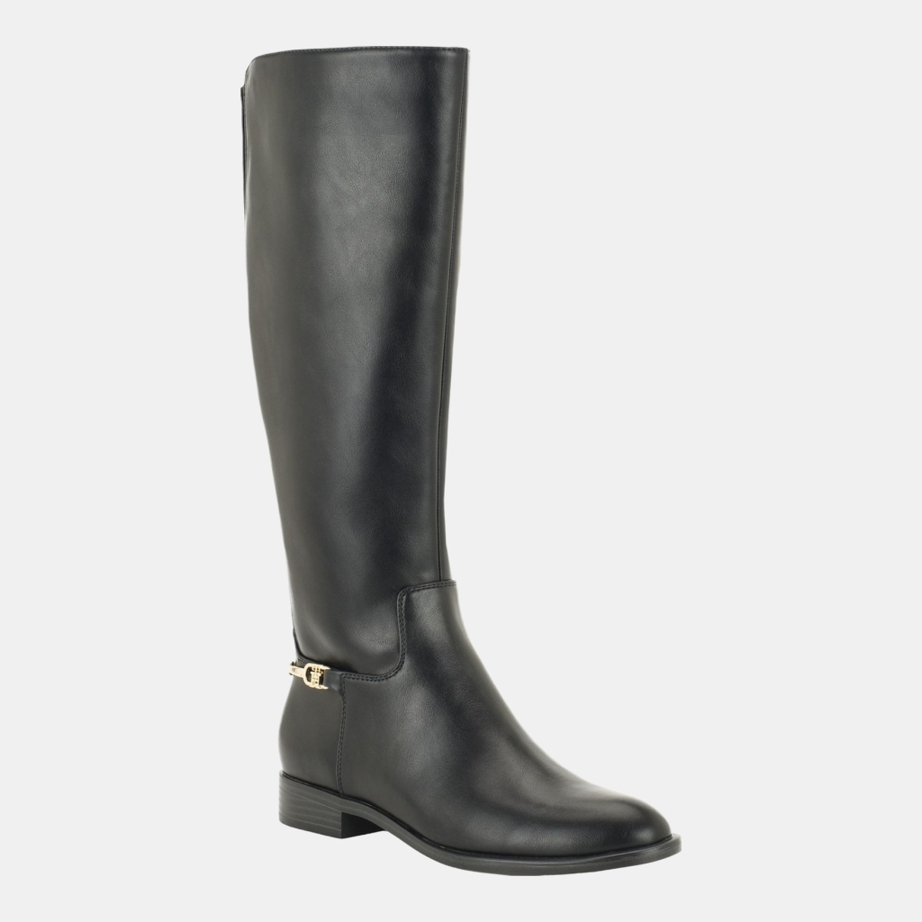Tommy Hilfiger Women's Marlay Tall Harness Riding Boot - Black