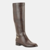 Tommy Hilfiger Women's Marlay Tall Harness Riding Boot - Dark Brown