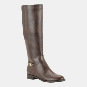 Tommy Hilfiger Women's Marlay Tall Harness Riding Boot - Dark Brown