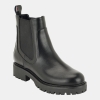 Tommy Hilfiger Women's Valma Chelsea Lug Sole Pull-On  Booties - Black