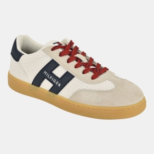 Tommy Hilfiger Women's Maisie Low Profile Lace-Up Sneakers - Ivory Multi