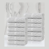 Juno Cotton Blend 12-Piece Wash Cloth Set - Platinum - Image 5