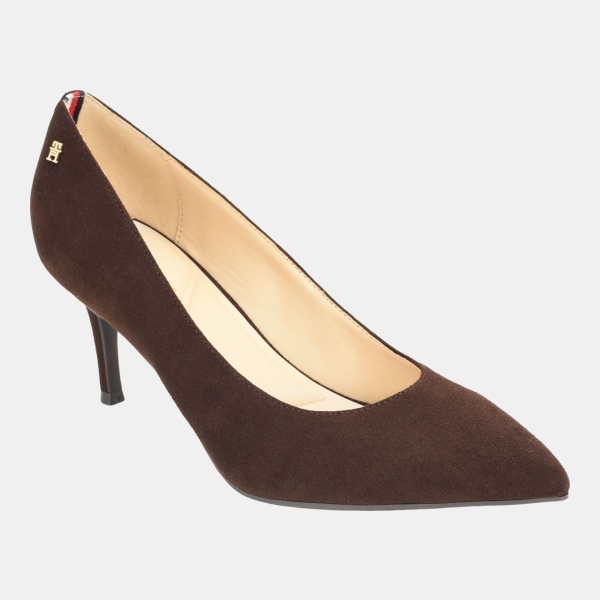 Tommy Hilfiger Women's Motley Pointed Toe Dress Pumps - Dark Brown