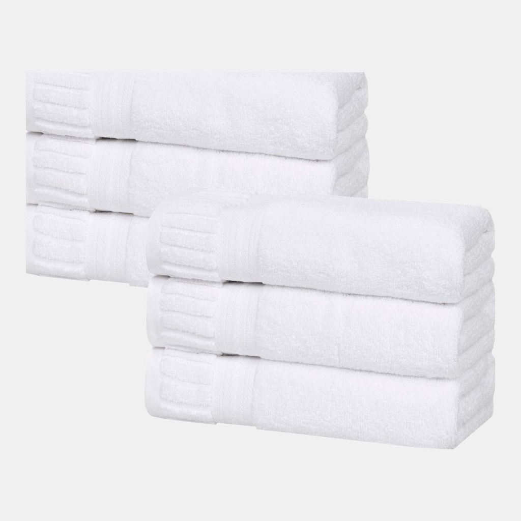 Venice Cotton 6-Piece Towel Set - White