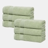Venice Cotton 6-Piece Towel Set - Green