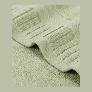 Venice Cotton 6-Piece Towel Set - Green - Image 3