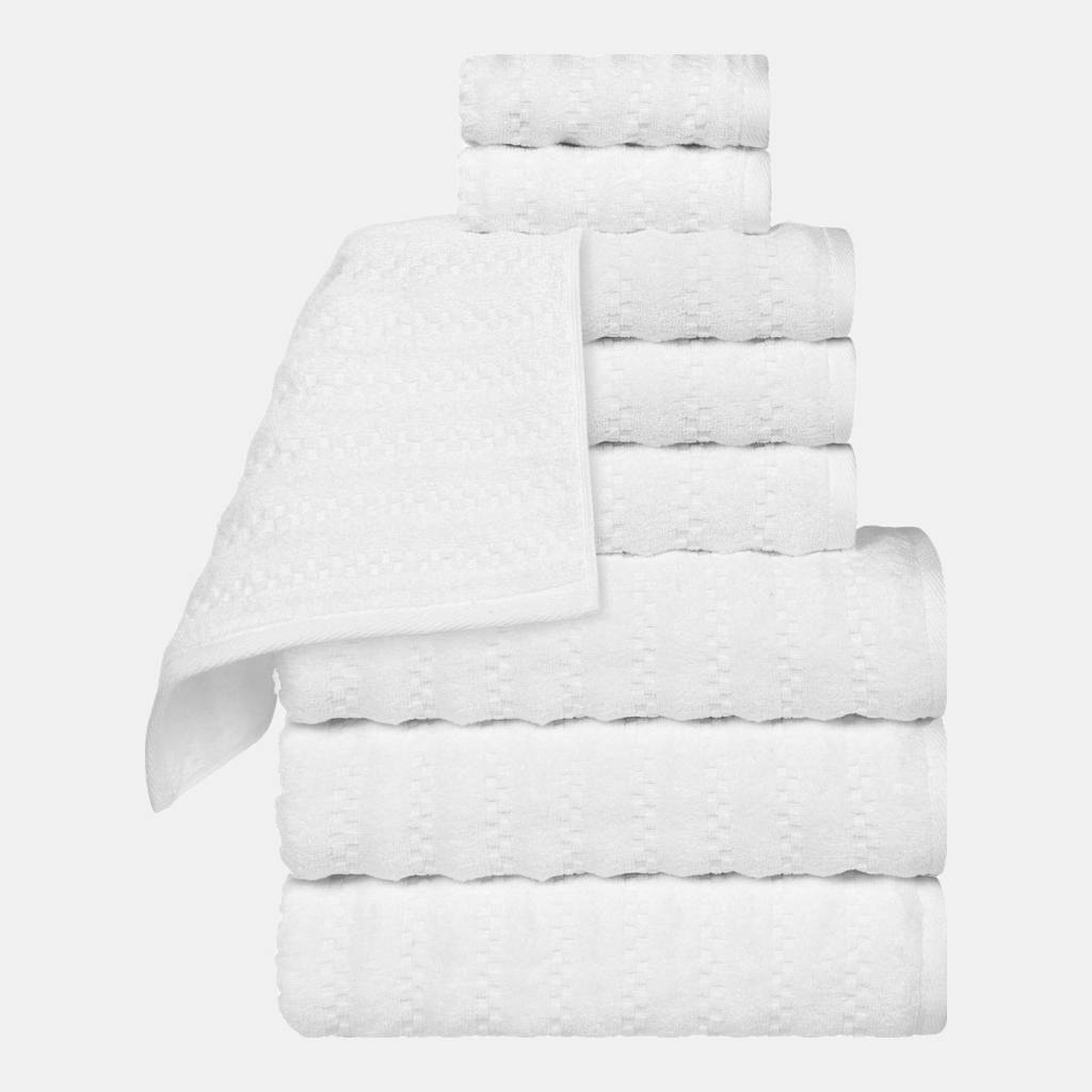 Zuma Cotton 6-Piece Towel Set - White