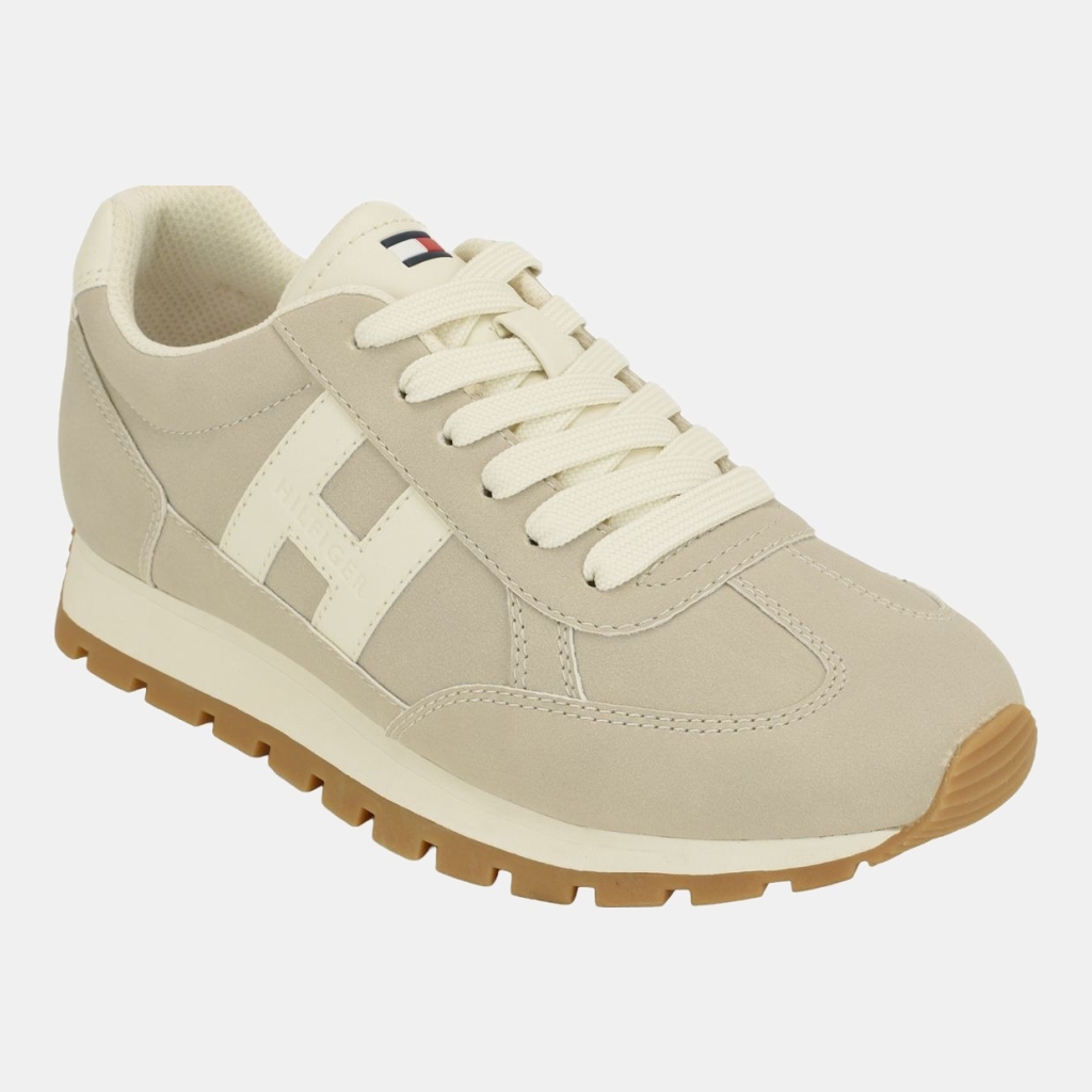 Tommy Hilfiger Women's Hatina Chunky Sole Lace-Up Sneakers - Medium Natural/White