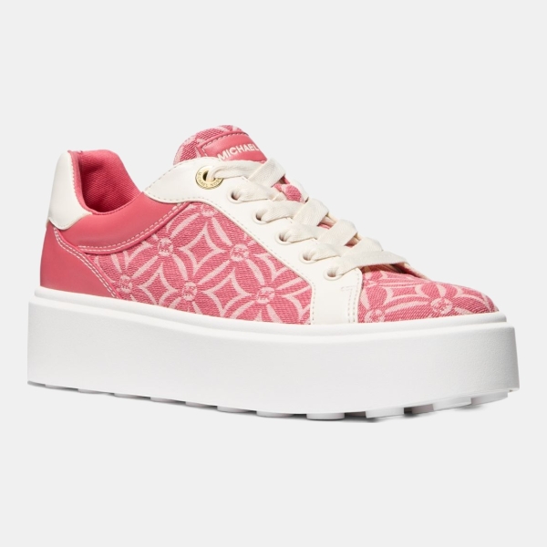 Michael Kors Outlet Romey Logo Jacquard Platform Sneaker