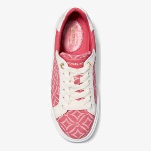 Michael Kors Outlet Romey Logo Jacquard Platform Sneaker - Image 5