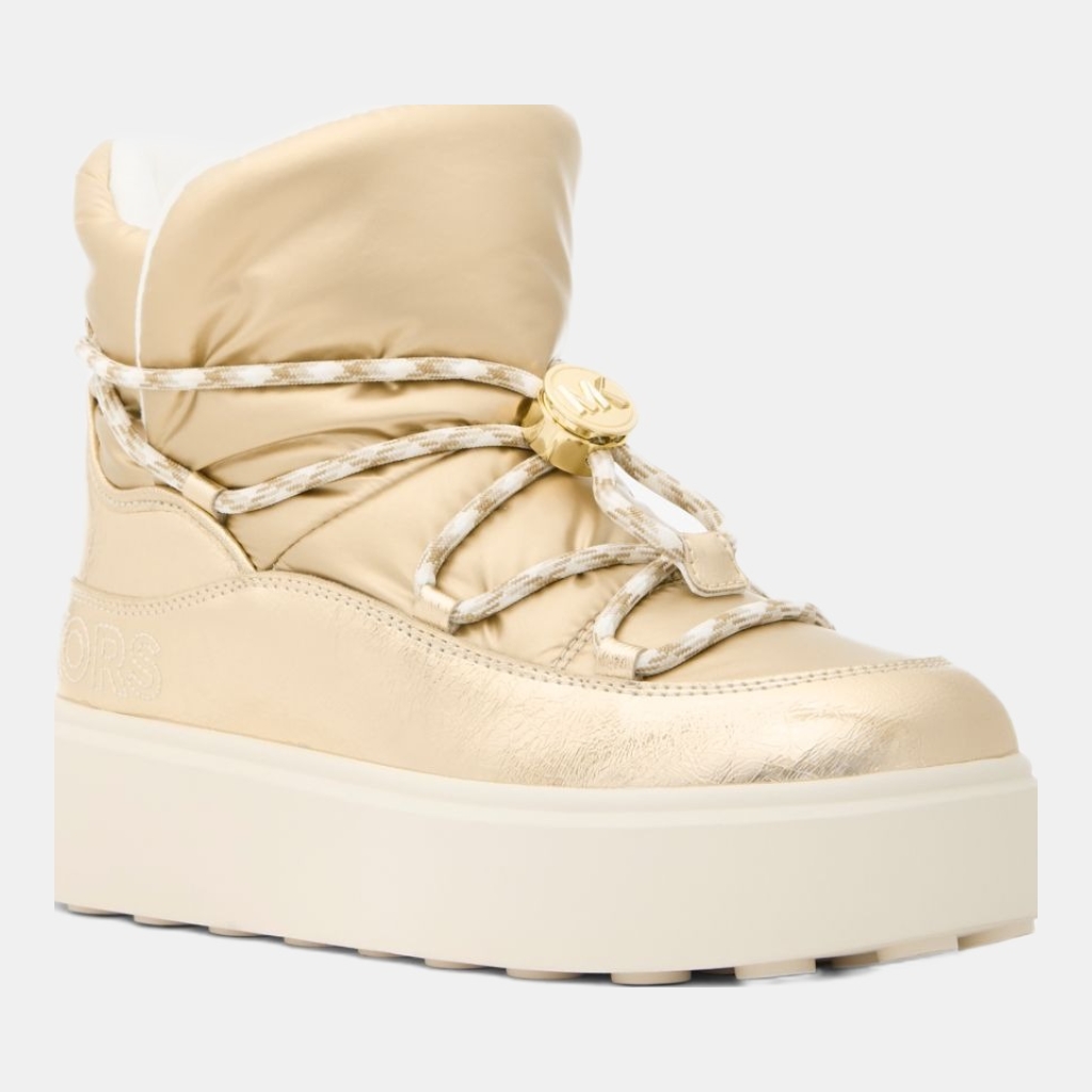 Michael Kors Outlet Romey Metallic Lace-Up Boot