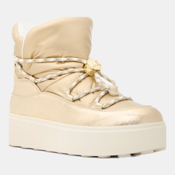 Michael Kors Outlet Romey Metallic Lace-Up Boot