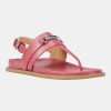 Michael Kors Outlet Carson Leather T-Strap Sandal