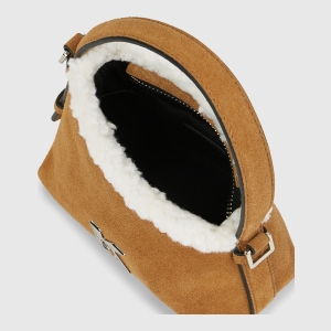 KL Jeans Geo suede mini crossbody bag - Image 6