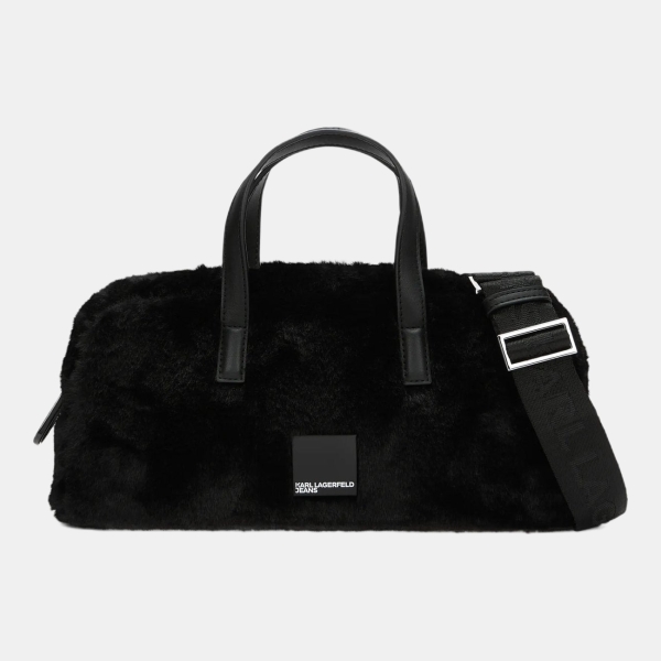 KL Jeans Box logo furry bowling bag