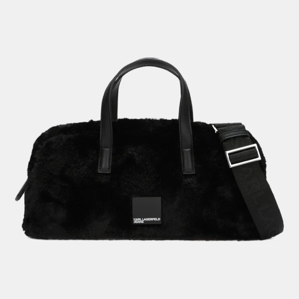 KL Jeans Box logo furry bowling bag