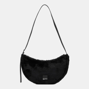 KL Jeans Box logo furry slingbag