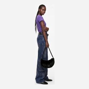 KL Jeans Box logo furry slingbag - Image 3