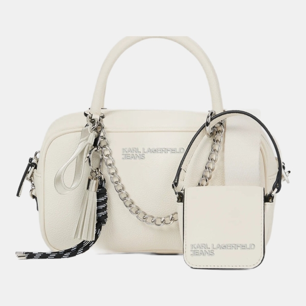 KL Jeans Charms top-handle crossbody bag