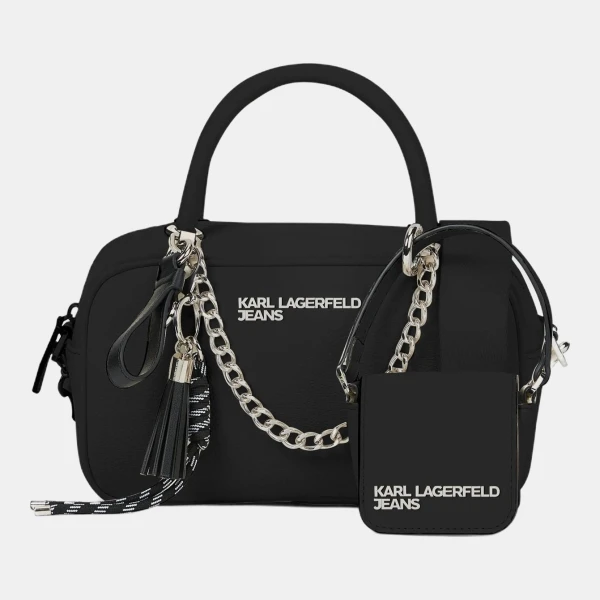 KL Jeans Charms top-handle crossbody bag