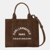 Karl Lagerfeld Rue St-Guillaume mini faux-suede tote bag