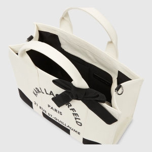 Karl Lagerfeld Exclusive Rue St-Guillaume Square bow medium tote bag - Image 6