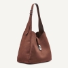 DKNY DARIA LARGE HOBO BAG - Chocolate - Image 4