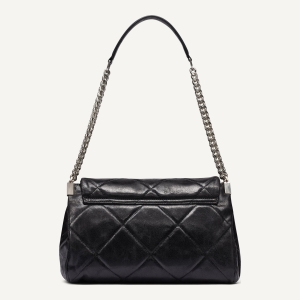 DKNY SOHO MEDIUM SHOULDER BAG - Black/Silver - Image 5