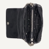 DKNY SOHO SMALL FLAP CROSSBODY BAG - Black/Silver - Image 4
