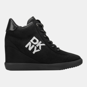 DKNY SAMMY WEDGE SNEAKER - Black
