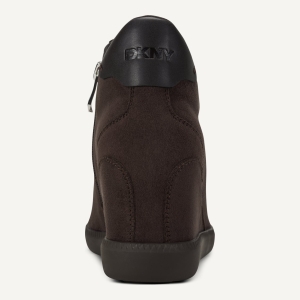 DKNY SAMMY WEDGE SNEAKER - Brown - Image 5