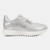 DKNY NAPLES LACE UP SNEAKER - Silver