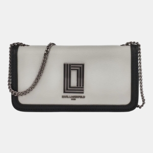 KARL LAGERFELD PARIS KOSETTE SHOULDER BAG - White