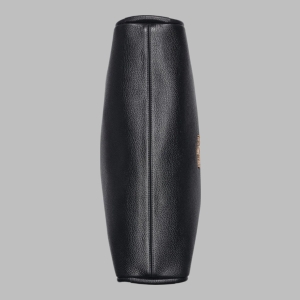 KARL LAGERFELD PARIS VALERIE LEATHER SHOULDER BAG - Black - Image 5