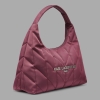 KARL LAGERFELD PARIS VOYAGE MED TOTE NYLON - Cherry Plum - Image 3