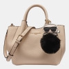 KARL LAGERFELD PARIS CROIX CROSSBODY WITH KARL POM - Brie