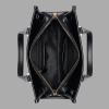 KARL LAGERFELD PARIS ZYLA SATCHEL - Black / Gold - Image 5