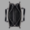 KARL LAGERFELD PARIS ZYLA SATCHEL MONOGRAM - Black/Grey - Image 5