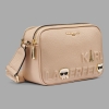 KARL LAGERFELD PARIS MAYBELLE CROSSBODY DEBOSS LOGO - White Pepper - Image 3