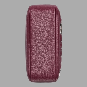 KARL LAGERFELD PARIS MAYBELLE CROSSBODY DEBOSS LOGO - Cherry Plum - Image 6