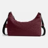 Coach Leo Crossbody In Signature Nylon - Light Maroon - Image 4
