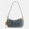 Coach Twin Turnlock Waverly Bag In Signature Regenerative Cotton Denim - Brass/Denim - Image 4