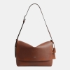 Coach Ludlow Messenger In Loved Leather - Saddle/Burnt Sienna