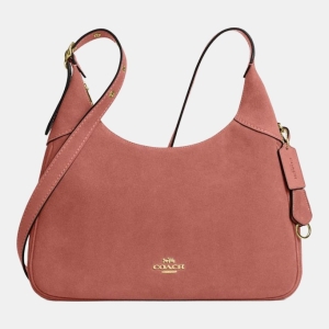 Coach Ella Shoulder Bag - Gold/Blush Pink