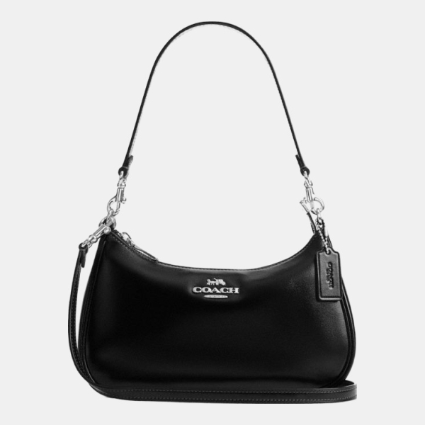 Coach Soft Teri Shoulder Bag - Silver/Black