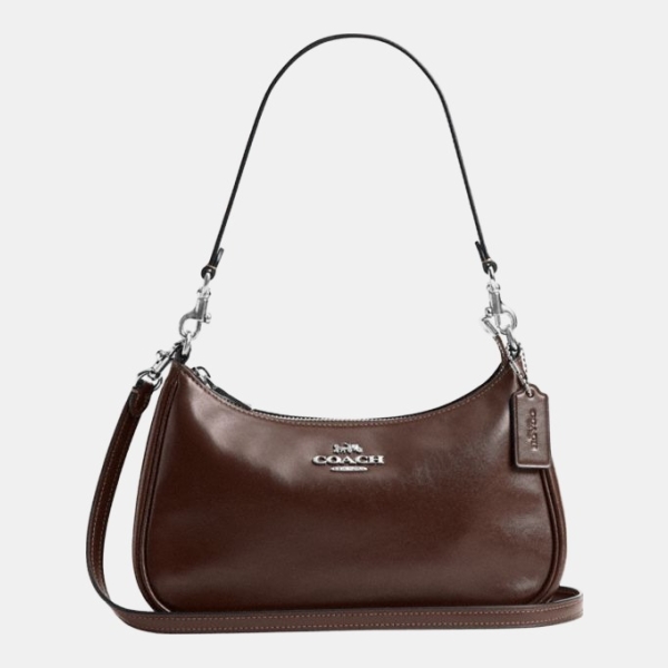 Coach Soft Teri Shoulder Bag - Silver/Maple